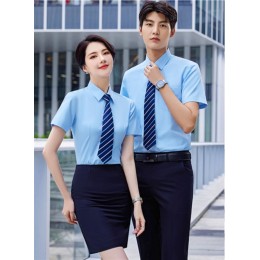 Design fashion twill short-sleeved shirts Customized 10-color men's and women's twill shirts, women's slim fit, men's version of business minor repairs, bank managers, university graduation shirts, commercial companies, construction company staff, polyest Design fashion twill short-sleeved shirts Customized 10-color men's and women's twill shirts, women's slim fit, men's version of business minor repairs, bank managers, university graduation shirts, commercial companies, construction company staff, polyest